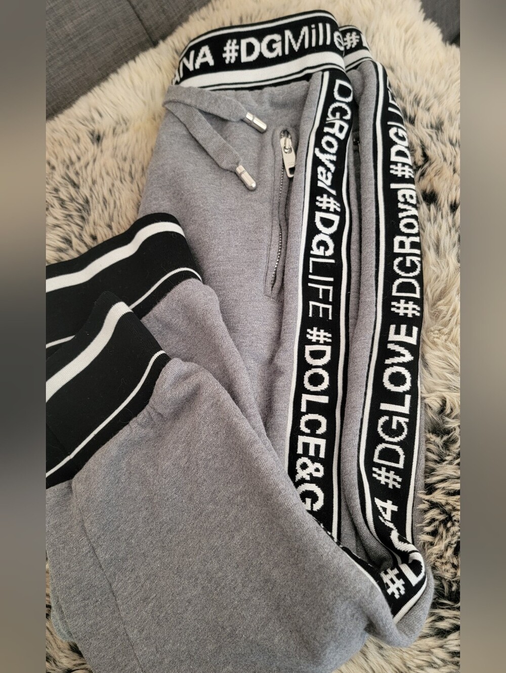 AUTHENTIC,DOLCE&GABBANA,#DGMILLENNIALS,JOGGERS WOMAN PANTS,EU SIZE CHART 38,#D&